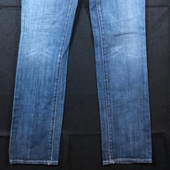 Citizens Of Humanity Women Jeans Blue Bridgitte 014 Low Rise Straight Stretch 24 - Picture 3 of 13